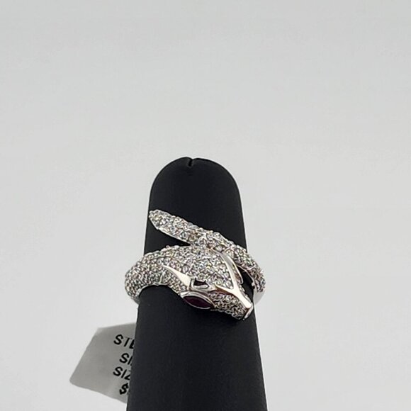 Genuine 925 Silver Snake Ring – Sleek Serpent Design - Picture 3 of 9